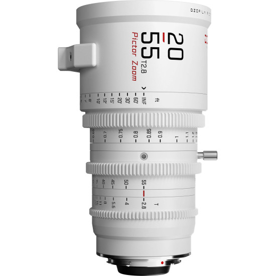 DZOFilm Pictor Zoom 3-Lens Kit (14-30/20-55/50-125 T2.8) White PL & EF Mount (S35) | Parfocal Cine Lenses for Super 35mm
