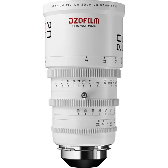 DZOFilm Pictor Zoom 3-Lens Kit (14-30/20-55/50-125 T2.8) White PL & EF Mount (S35) | Objectifs Cinéma parfocaux Super 35mm