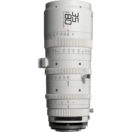 DZOFilm Catta Zoom 35-80mm T2.9 White Sony E Mount (FF) | Full Frame Parfocal Cine Lens