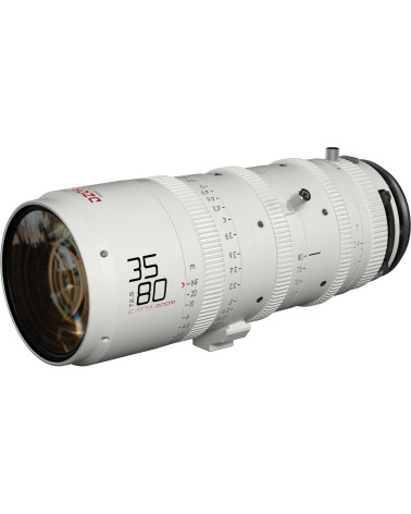 DZOFilm Catta Zoom 35-80mm T2.9 White Sony E Mount (FF) | Objectif Cinéma Plein format parfocal