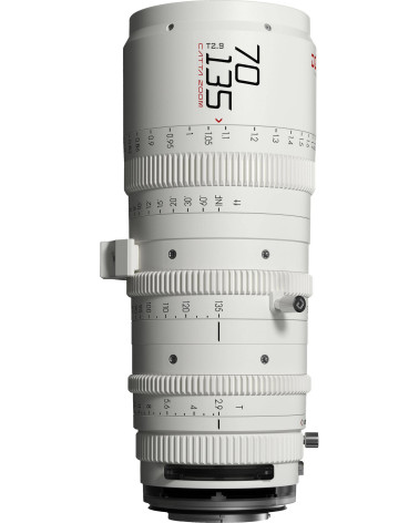 DZOFilm Catta Zoom 70-135mm T2.9 White Sony E Mount (FF) | Full Frame Parfocal Cine Lens