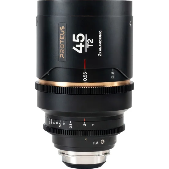 Laowa Proteus 2-Lens Bundle 45mm, 85mm T2 2X Anamorphic S35 (Amber) PL + EF