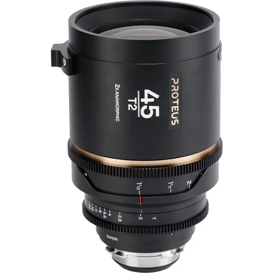 Laowa Proteus 2-Lens Bundle 45mm, 85mm T2 2X Anamorphic S35 (Amber) PL + EF