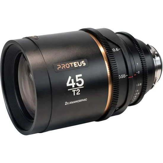 Laowa Proteus 2-Lens Bundle 45mm, 85mm T2 2X Anamorphic S35 (Amber) PL + EF