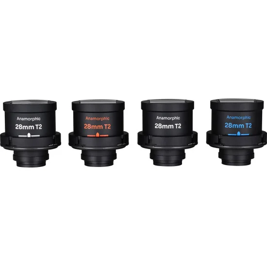 Laowa Proteus Flex 3-Lens Bundle Set A 28mm, 45mm, 85mm T2 2X Anamorphic S35 PL + EF