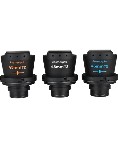 Laowa Proteus Flex 3-Lens Bundle Set A 28mm, 45mm, 85mm T2 2X Anamorphic S35 PL + EF