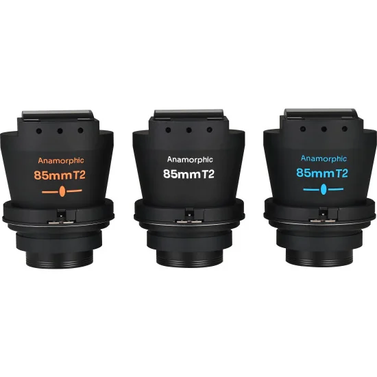 Laowa Proteus Flex 3-Lens Bundle Set A 28mm, 45mm, 85mm T2 2X Anamorphic S35 PL + EF