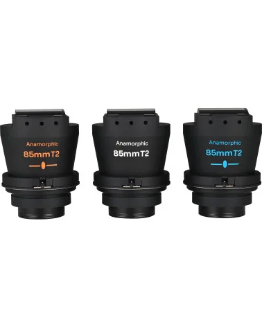 Laowa Proteus Flex 3-Lens Bundle Set A 28mm, 45mm, 85mm T2 2X Anamorphic S35 PL + EF