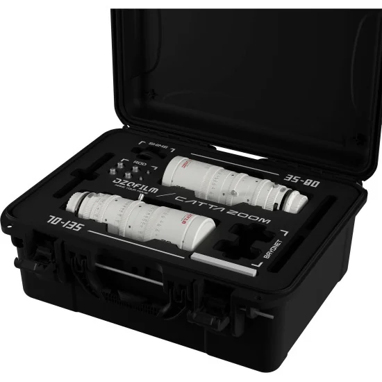 DZOFilm Catta Zoom 2-Lens Kit (35-80/70-135 T2.9) White Sony E Mount (FF)