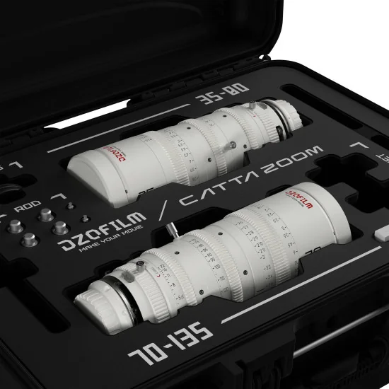 DZOFilm Catta Zoom 2-Lens Kit (35-80/70-135 T2.9) White Sony E Mount (FF)