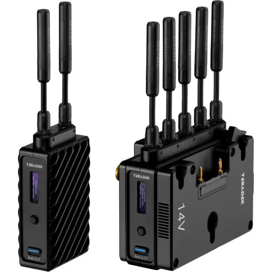 Teradek Bolt 6 LT 750 TX/RX Deluxe Set Gold-Mount Système vidéo sans fil