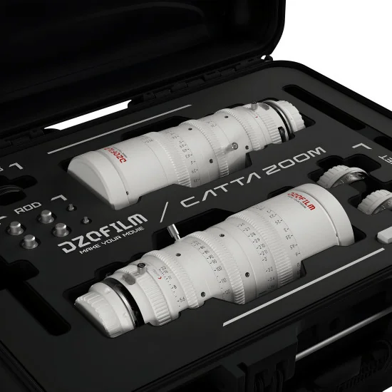 DZOFilm Catta Zoom 2-Lens Kit (18-35/35-80 T2.9) White Sony E Mount (FF) | Full Frame Parfocal Cine Lenses