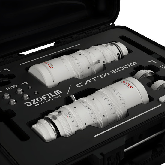 DZOFilm Catta Zoom 2-Lens Kit (18-35/35-80 T2.9) White Sony E Mount (FF) | Objectifs Cinéma Plein format parfocaux