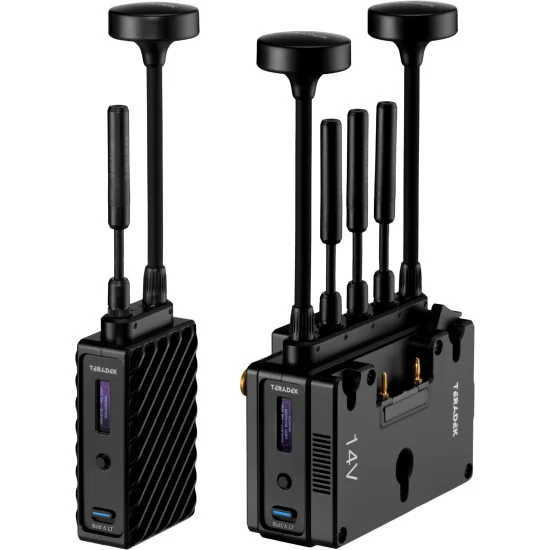 Teradek Bolt 6 LT MAX TX/RX Deluxe Set Gold-Mount Wireless Video System