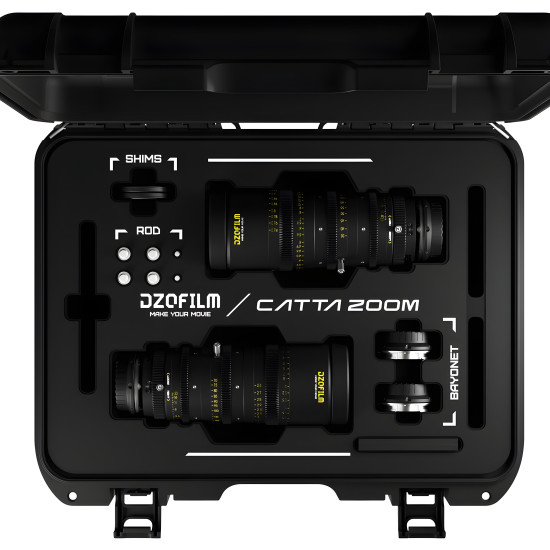 DZOFilm Catta Zoom 2-Lens Kit (18-35/70-135 T2.9) Black Sony E Mount (FF) | Full Frame Parfocal Cine Lenses