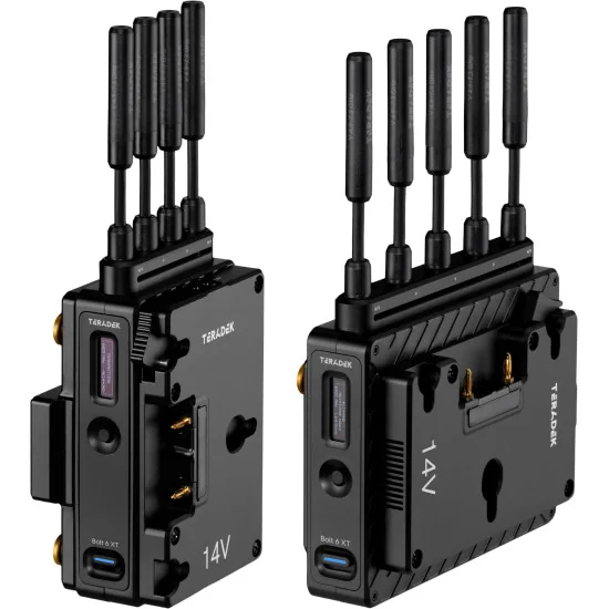 Teradek Bolt 6 XT 750 TX/RX Deluxe Set Gold-Mount Wireless Video System