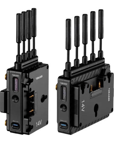 Teradek Bolt 6 XT 1500 TX/RX Deluxe Set Gold-Mount Wireless Video System
