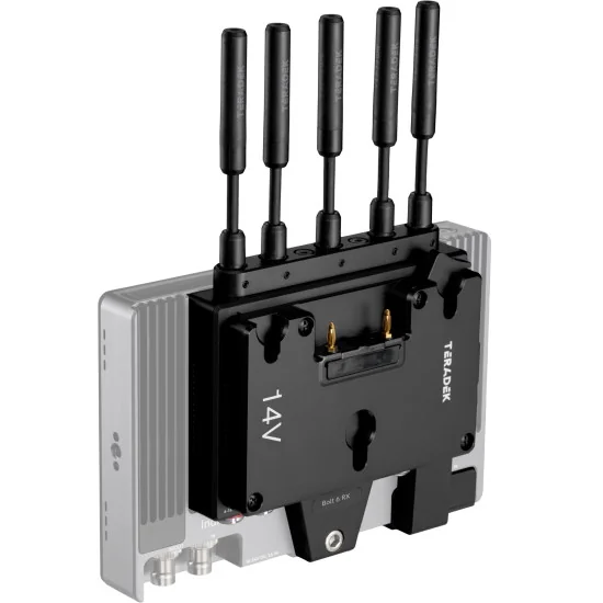 Teradek Bolt 6 Monitor Module 750 RX Gold Mount Récepteur vidéo sans fil