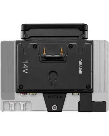 Teradek Bolt 6 Monitor Module 750 Int Ant RX Gold Mount Récepteur vidéo sans fil