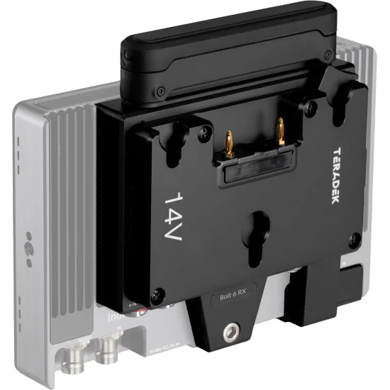 Teradek Bolt 6 Monitor Module 750 Int Ant RX Gold Mount Récepteur vidéo sans fil