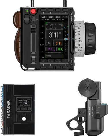 Teradek RT FIZ Kit (CTRL.5, MDR.X, MOTR.S MAX) Contrôle d'objectif sans fil