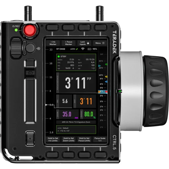 Teradek RT FIZ Kit (CTRL.5, MDR.X, MOTR.S MAX) Contrôle d'objectif sans fil