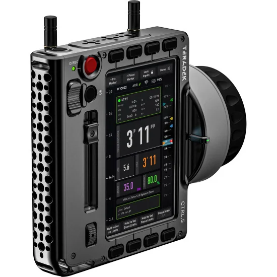 Teradek RT FIZ Kit (CTRL.5, MDR.X, MOTR.S MAX) Contrôle d'objectif sans fil