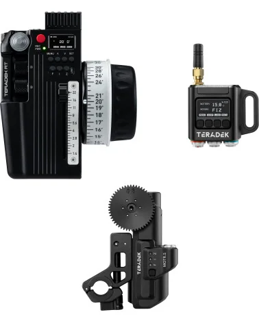Teradek RT FIZ Kit (CTRL.3, MDR.S, MOTR.S) Contrôle d'objectif sans fil