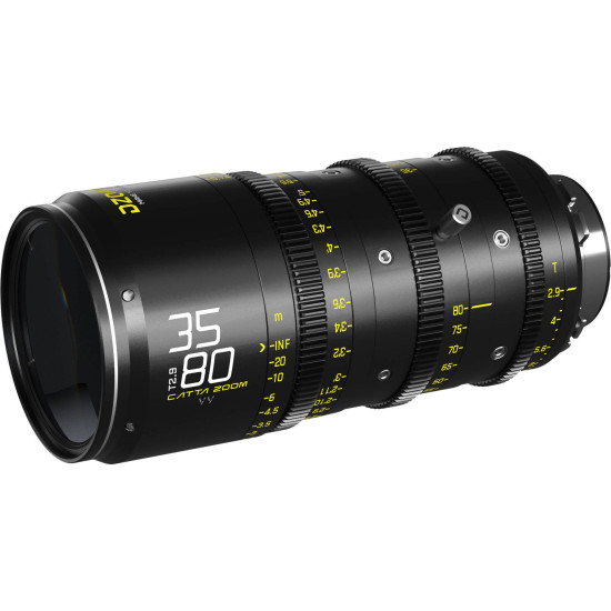 DZOFilm Catta Ace Zoom 35-80mm T2.9 Black PL & EF Mount (VV/FF) | Full Frame Parfocal Cine Lens