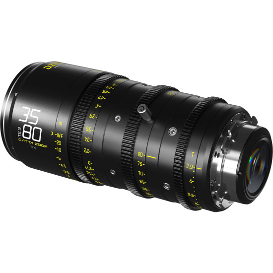 DZOFilm Catta Ace Zoom 35-80mm T2.9 Black PL & EF Mount (VV/FF) | Objectif Cinéma Plein format parfocal