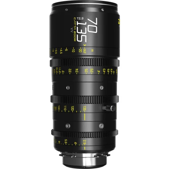 DZOFilm Catta Ace Zoom 70-135mm T2.9 Black PL & EF Mount (VV/FF) | Full Frame Parfocal Cine Lens