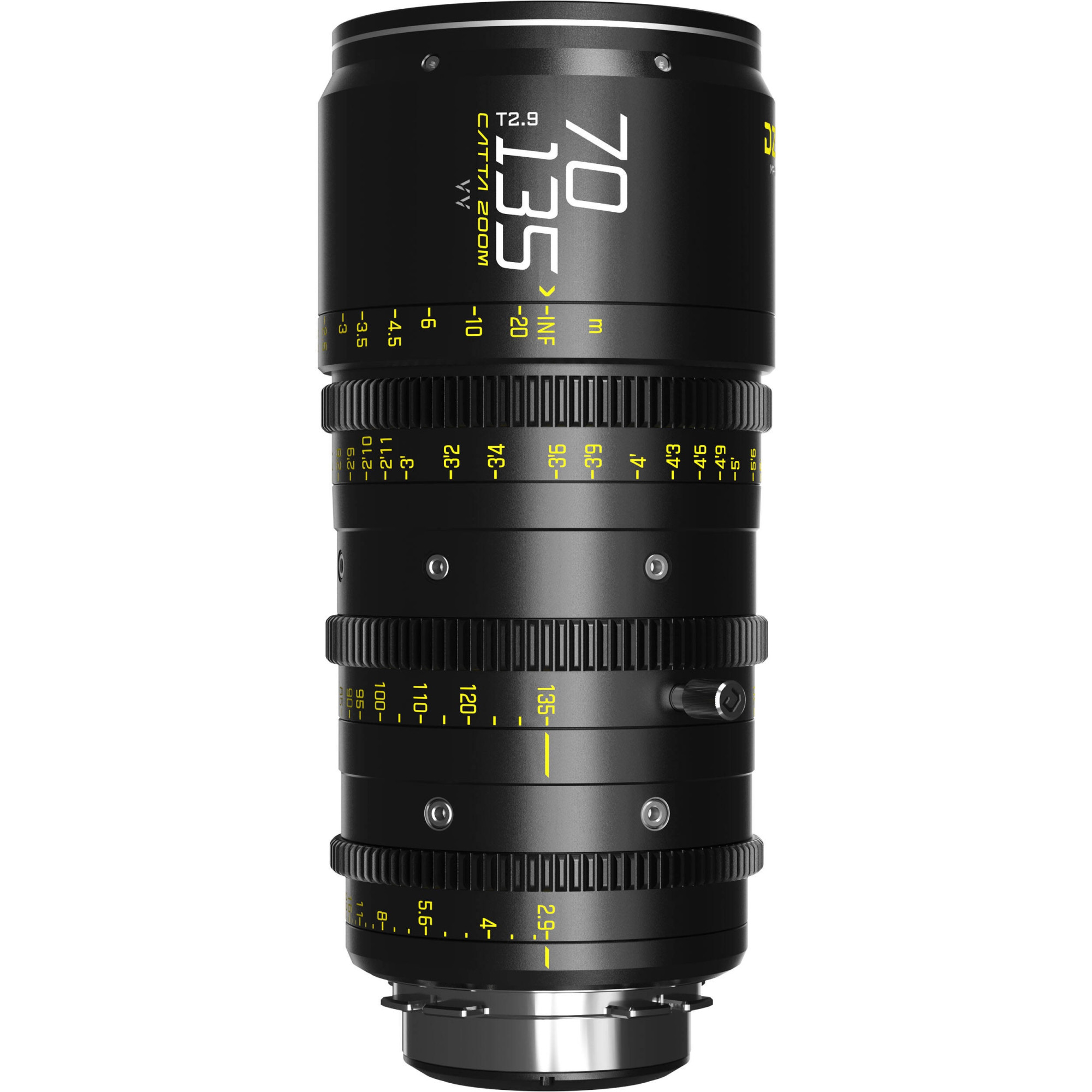 DZOFilm Catta Ace Zoom 70-135mm T2.9 Black PL & EF Mount (VV/FF) | Objectif Cinéma Plein format parfocal