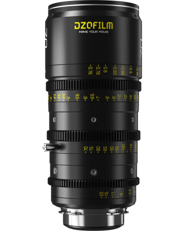 DZOFilm Catta Ace Zoom 70-135mm T2.9 Black PL & EF Mount (VV/FF) | Objectif Cinéma Plein format parfocal