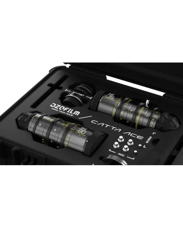 DZOFilm Catta Ace Zoom 2-Lens Kit (18-35/35-80 T2.9) Black PL & EF Mount (VV/FF)