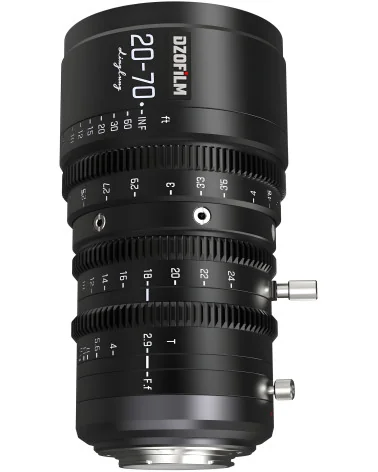 DZOFilm Linglung 20-70mm T2.9 MFT metric | Objectif Cinéma Zoom Micro 4/3 parfocal