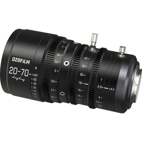 DZOFilm Linglung 20-70mm T2.9 MFT metric | Objectif Cinéma Zoom Micro 4/3 parfocal