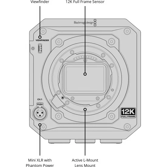 Blackmagic Design PYXIS 12K L-Mount Caméra