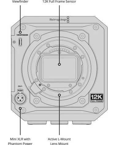 Blackmagic Design PYXIS 12K L-Mount Caméra