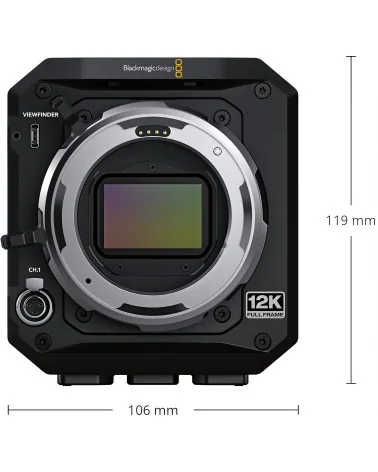 Blackmagic Design PYXIS 12K PL Mount Caméra