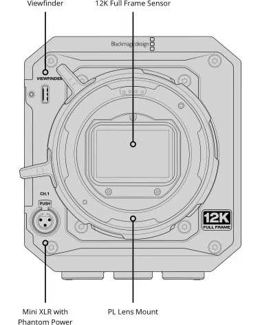 Blackmagic Design PYXIS 12K PL Mount Caméra