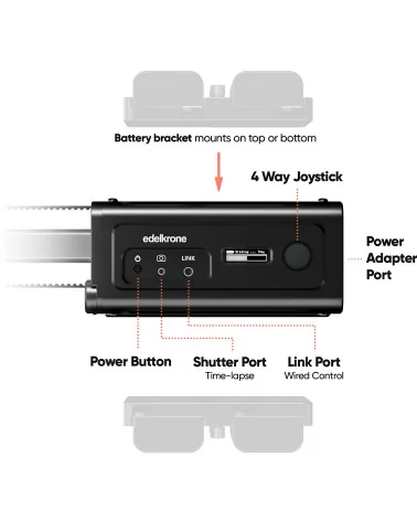 edelkrone SliderPLUS v6 Slider caméra motorisé