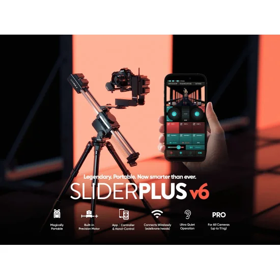 edelkrone SliderPLUS v6 Slider caméra motorisé