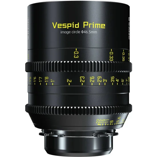 DZOFilm Vespid Prime 5-Lens Kit (12mm/25mm/35mm/50mm/75mm T2.1) PL & EF Mount (VV/FF)