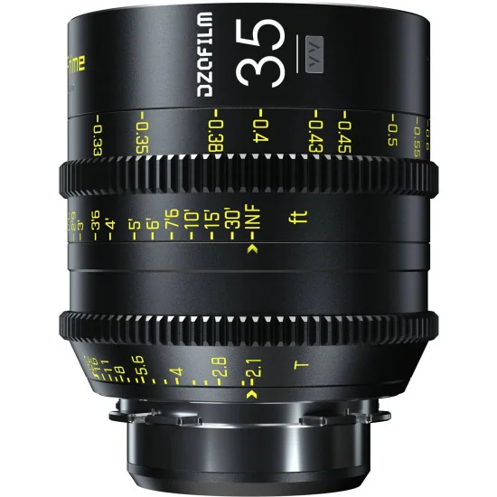 DZOFilm Vespid Prime 5-Lens Kit (12mm/25mm/35mm/50mm/75mm T2.1) PL & EF Mount (VV/FF)