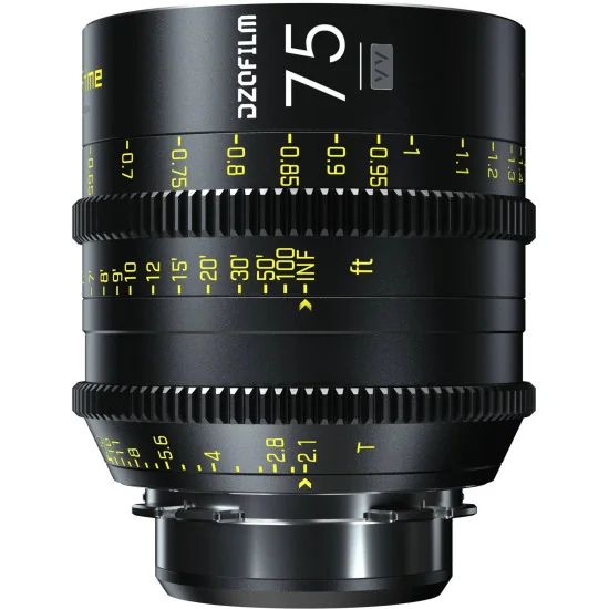 DZOFilm Vespid Prime 5-Lens Kit (12mm/25mm/35mm/50mm/75mm T2.1) PL & EF Mount (VV/FF)