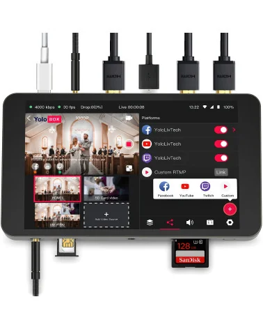 YoloLiv YoloBox Video Mixer, Streamer
