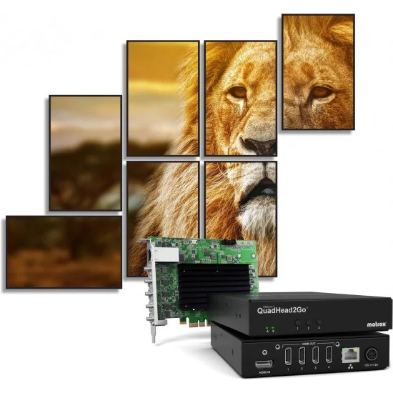 Matrox QuadHead2Go Q155 Contrôleur multi-écrans HDMI 4K