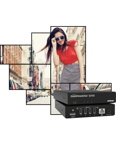 Matrox QuadHead2Go Q155 4K HDMI Multi-Monitor Controller