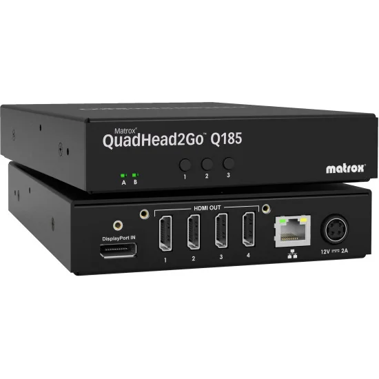 Matrox QuadHead2Go Q185 Contrôleur multi-écrans 4K DP / HDMI