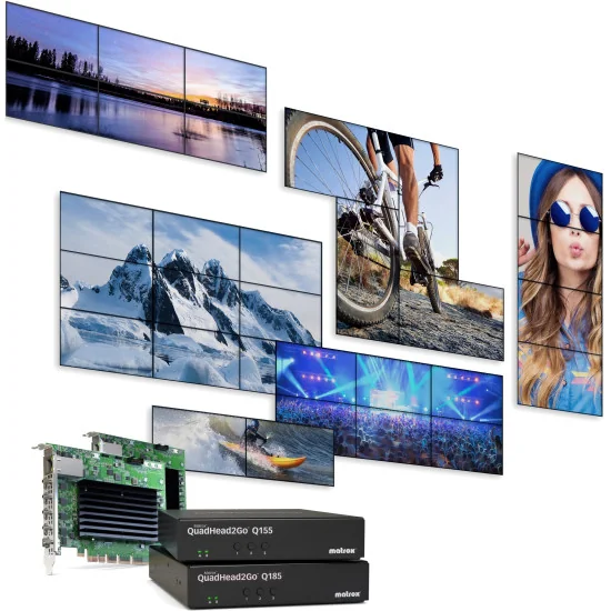 Matrox QuadHead2Go Q155 Contrôleur multi-écrans HDMI 4K